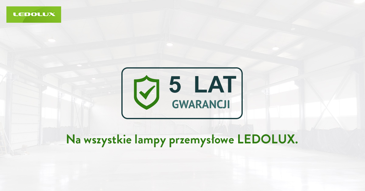 Ledolux Poland Industrielampen - 5 Jahre Garantie