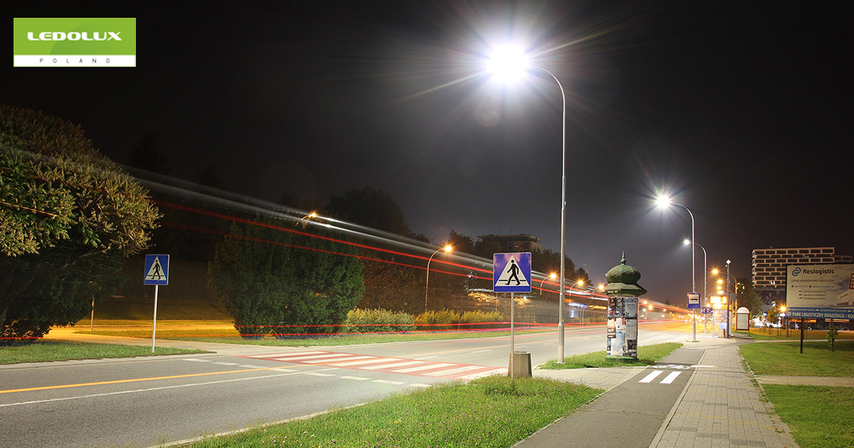 LED Straßenbeleuchtung in Rzeszow, POLEN