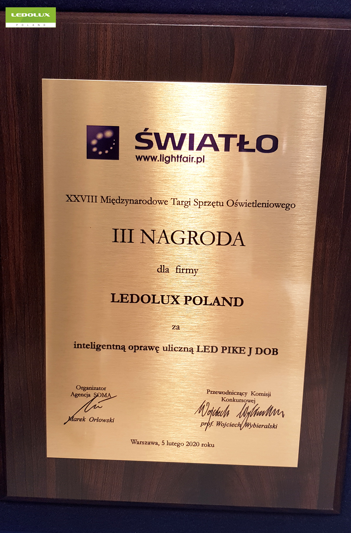 III-Preis für Ledolux Poland